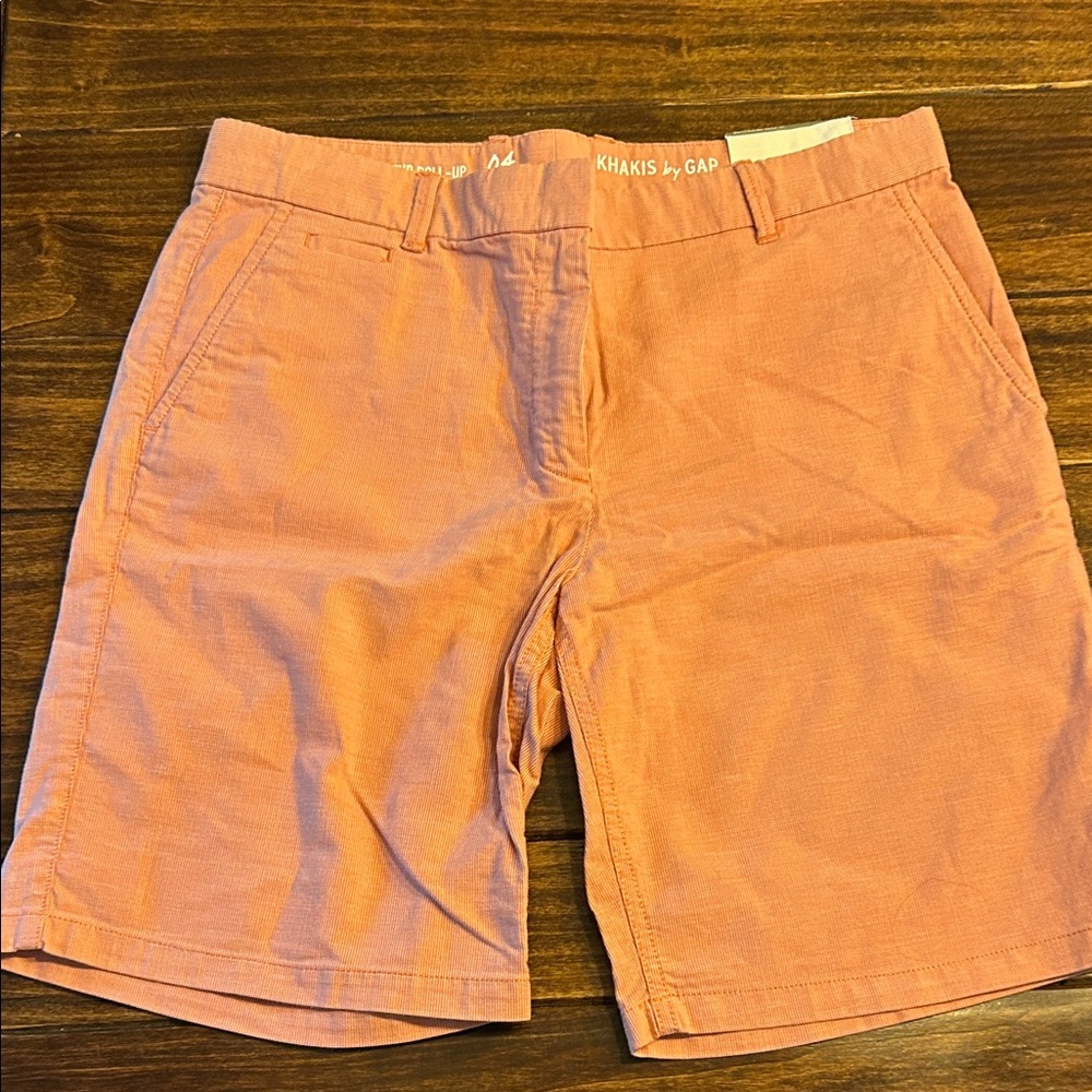 GAP Men's Salmon Flat Front Shorts